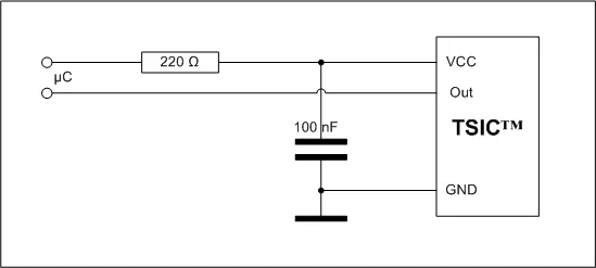 Beschaltung des Sensors